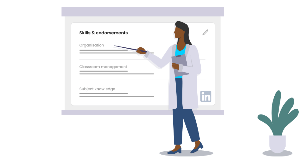 Linkedin Skills and Endorsements Teacher